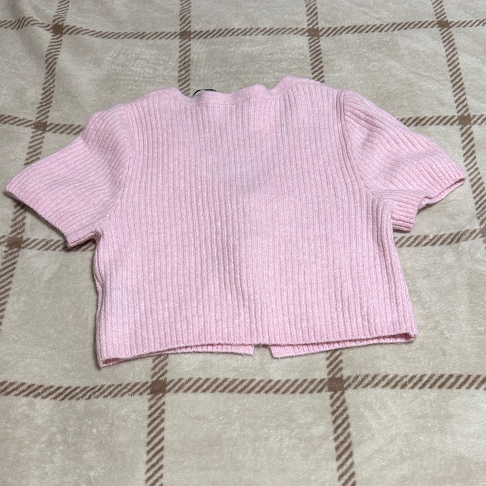 H&M Pink Ribbed Cardigan - Picture 2 of 5